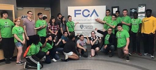 CleanTech academy students at FCA