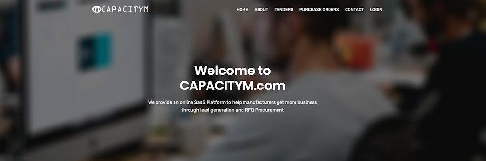 CapacityM provides an online platform that connects manufacturers with other manufacturers with excess capacity.